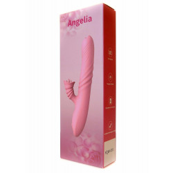 Wibrator ogrzewany z sex masażerem 20 trybów 23cm